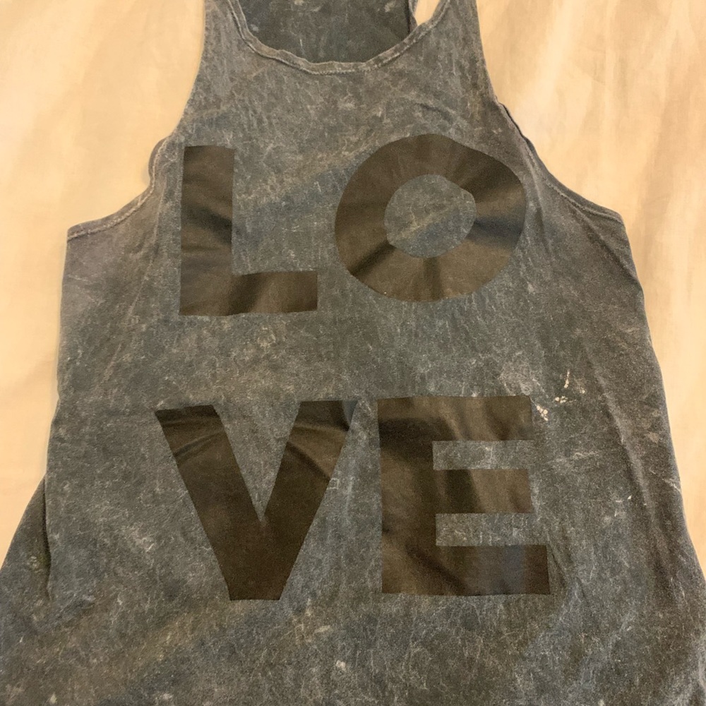 Flywheel branded work out tank top
